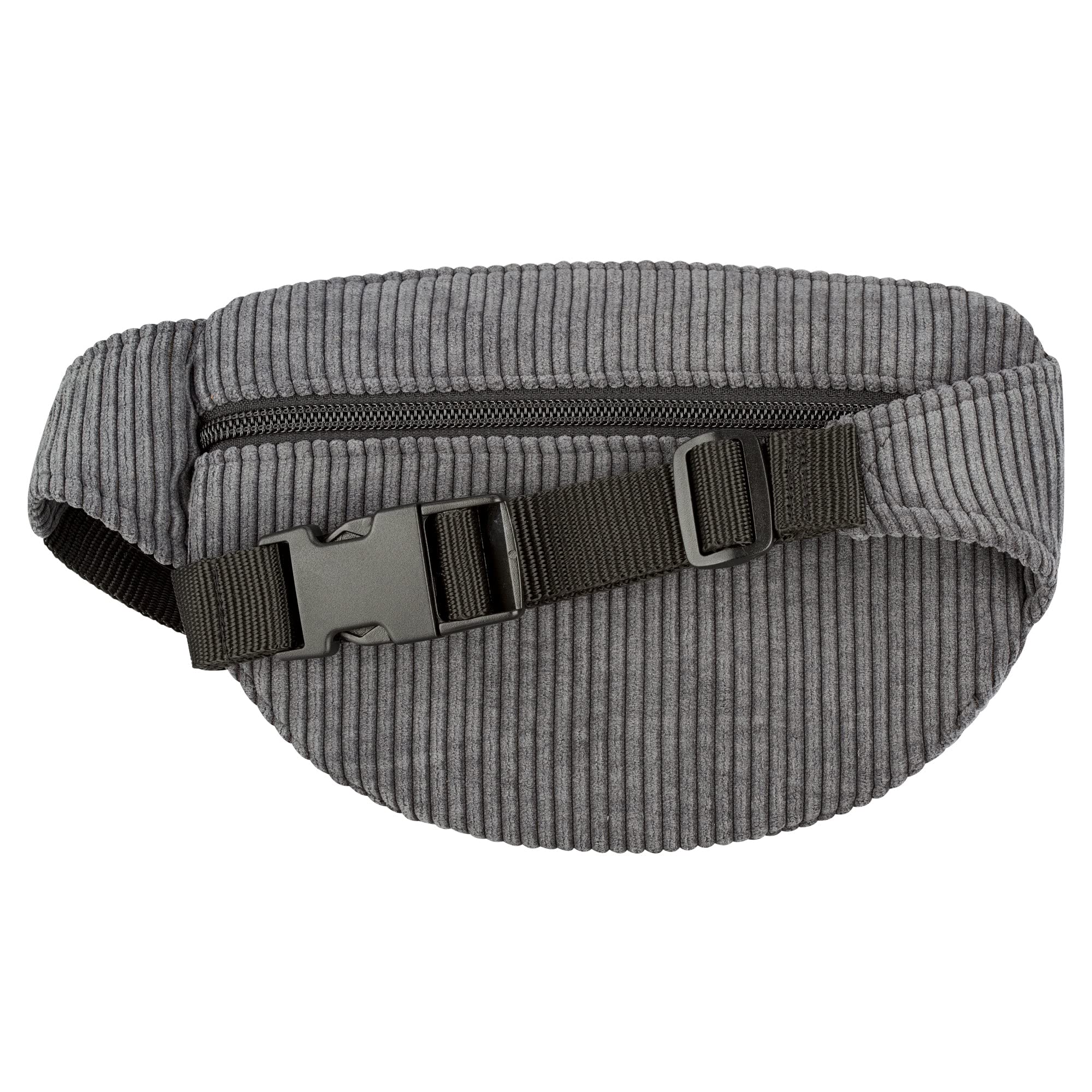 Bauchtasche, Cord Grau, Klassisch, Vegan, Handmade in Berlin für Damen, Herren, Unisex. Hipbag, Crossbody Bag, Schultertasche, Hüfttasche