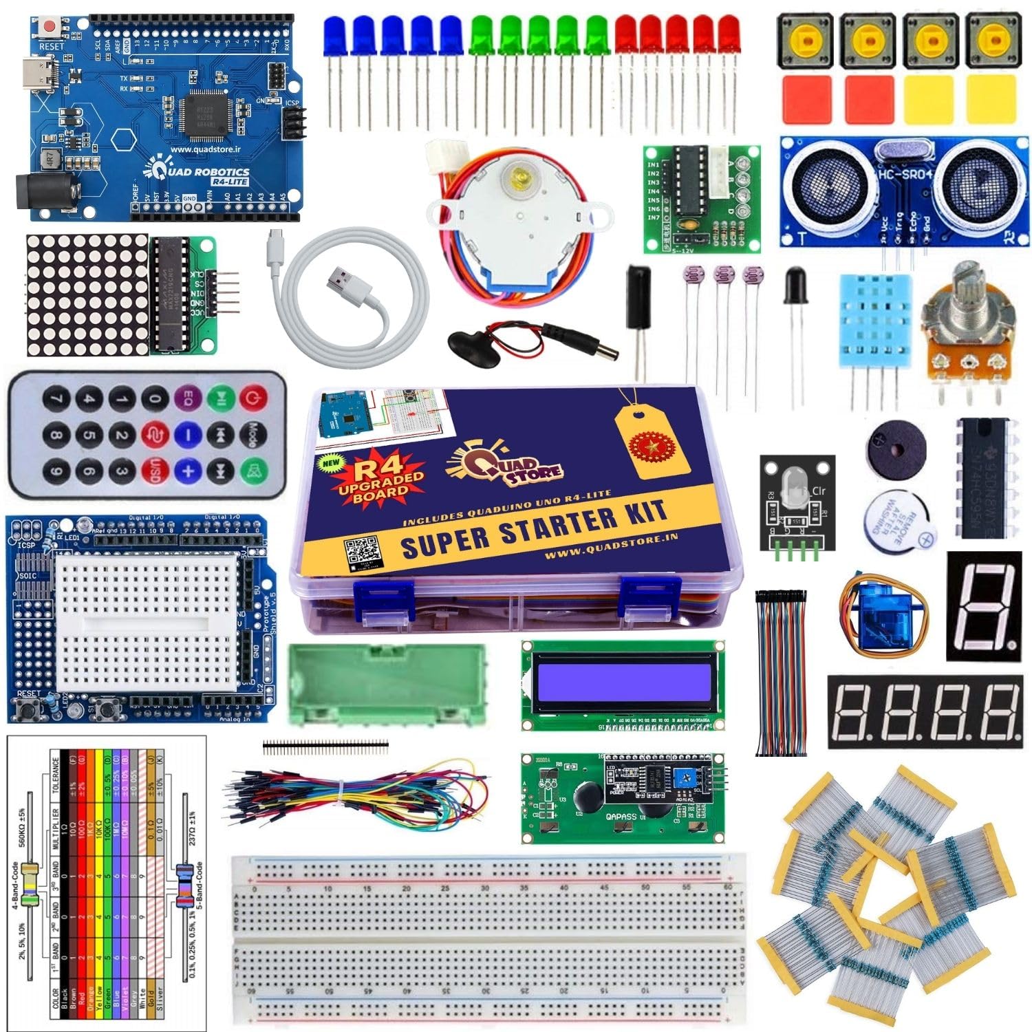 Super Starter Kit for Uno R3 Compatible with Arduino IDE