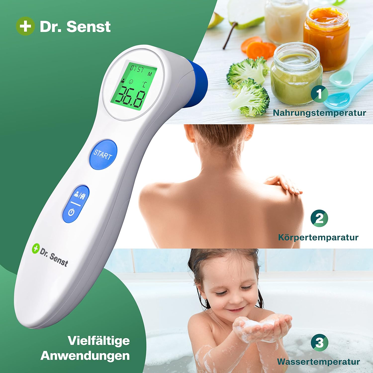 Różnorodne zastosowania termometru Dr. Senst DET-306