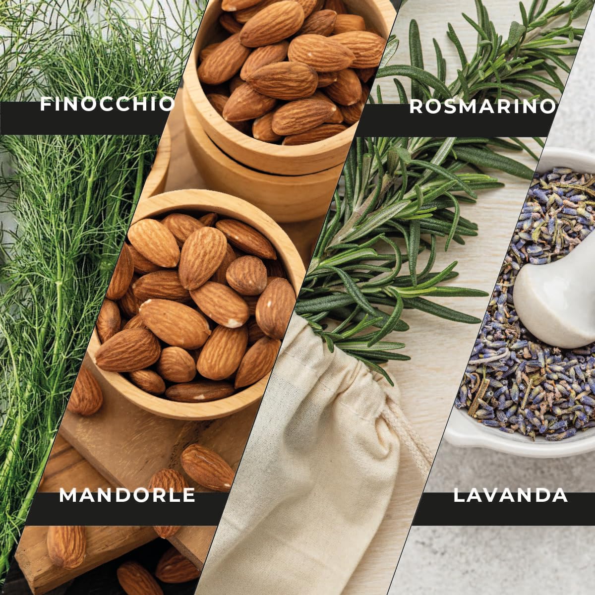 Olio di Massaggio Professionale 5000 ml | Olio di Mandorle Dolci, Rosmarino, Lavanda e Finocchio | Olio per il Corpo 5l
