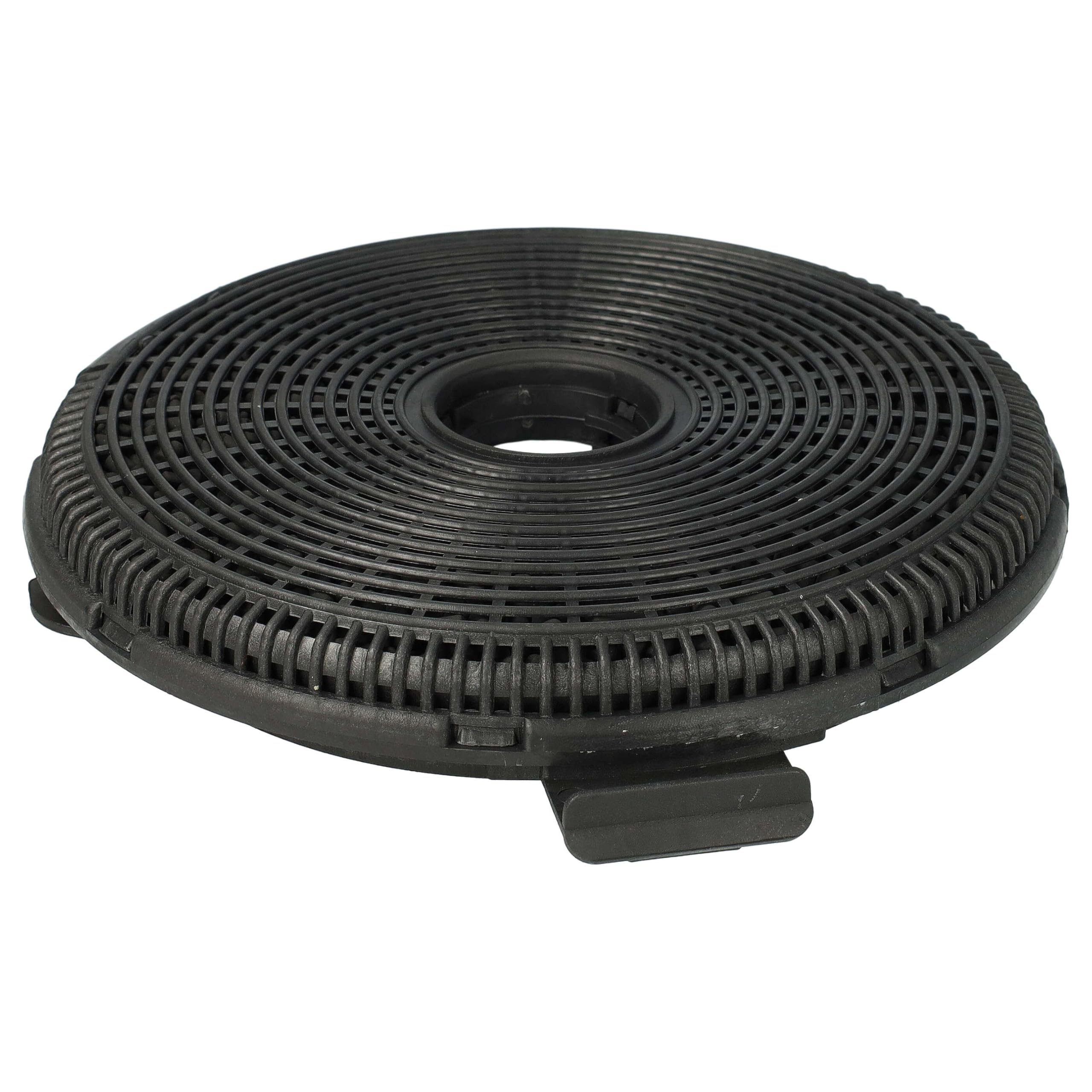 vhbw 2x filtro de carbón activado compatible con Teka D4C, CC 40, CL 90, CL 90 Studio Line, DB 1 60, DB 1 70, DB 1 90, DB 60 campanas cocina - 20 cm
