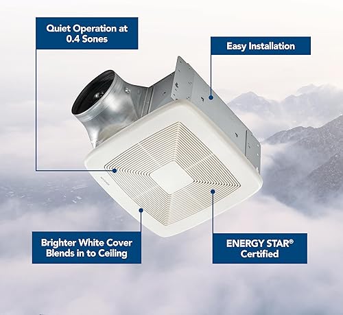 Miniatura 2 de Broan-NuTone QTXE110 Ventilador de ventilación 110 CFM blanco