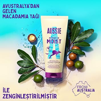 Aussie Miracle Moist Moist Moisturizing Conditioner for Dry Hair 1000ml