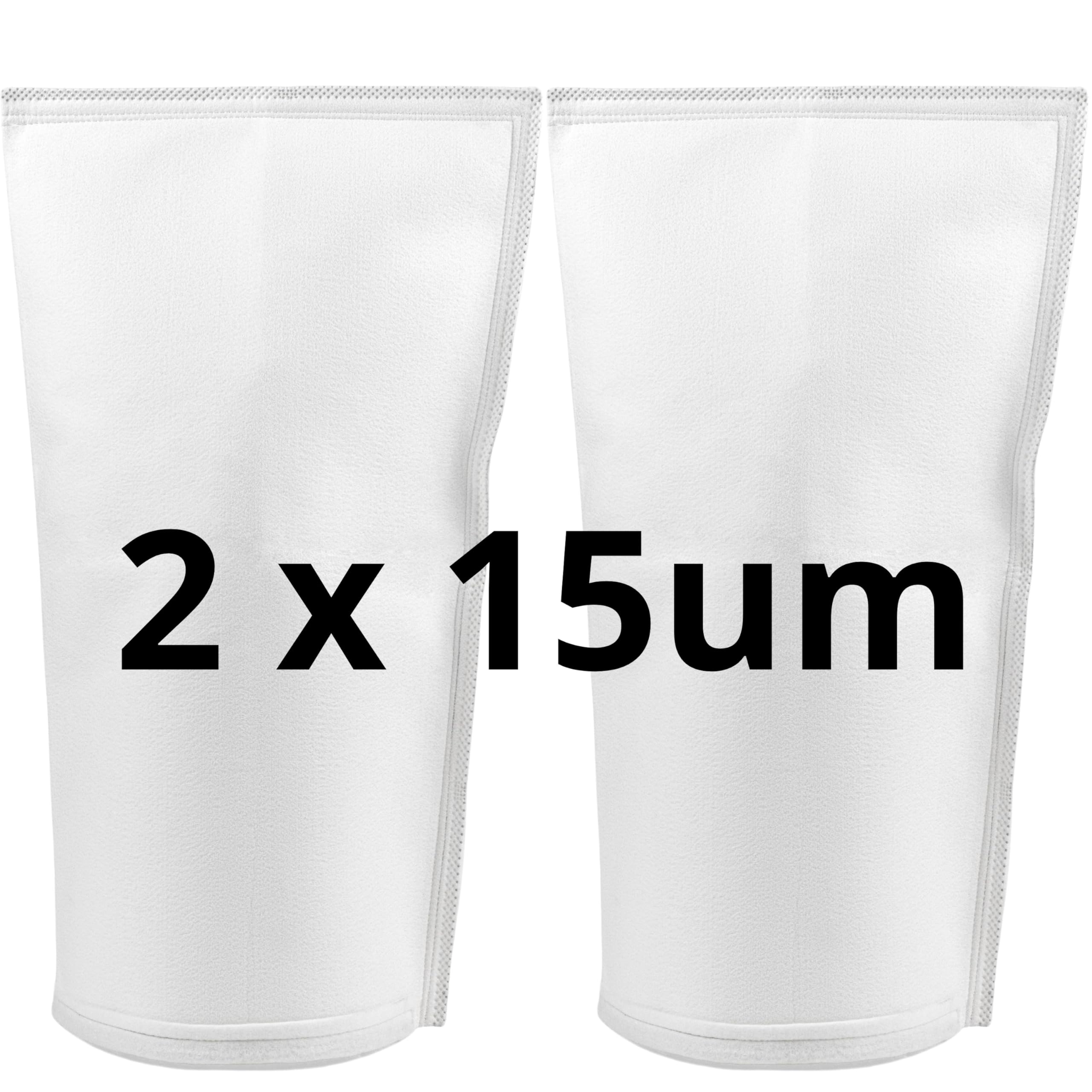 2 Bolsillos filtrantes compatibles con Piscina Desjoyaux (2 x 15 micras)