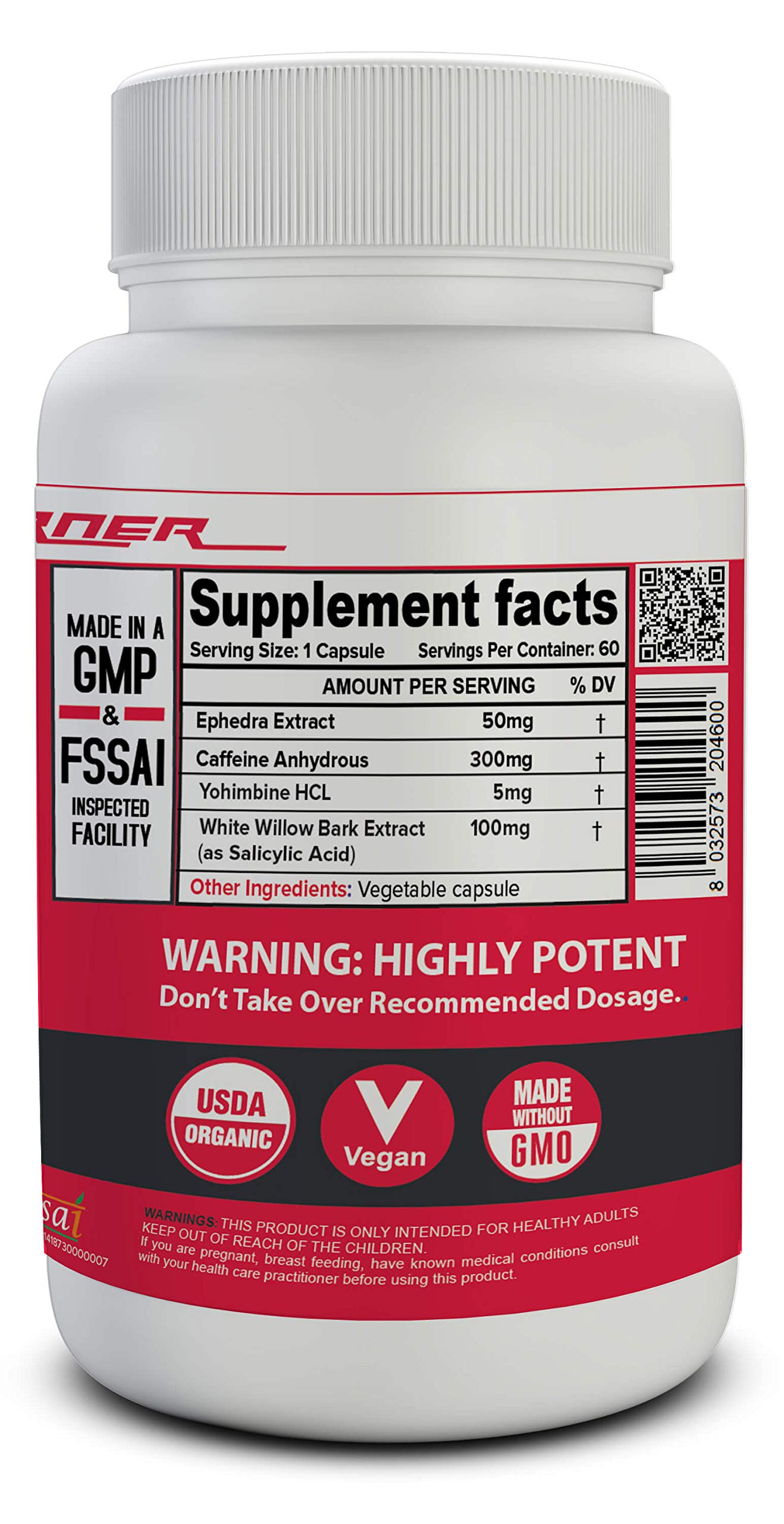 Nutrija Eca Stack Extra Potent Fat Burner Ephedra Extract Yohimbine Caffeine 60 Servings Buy Online In Bangladesh At Desertcart 179686186