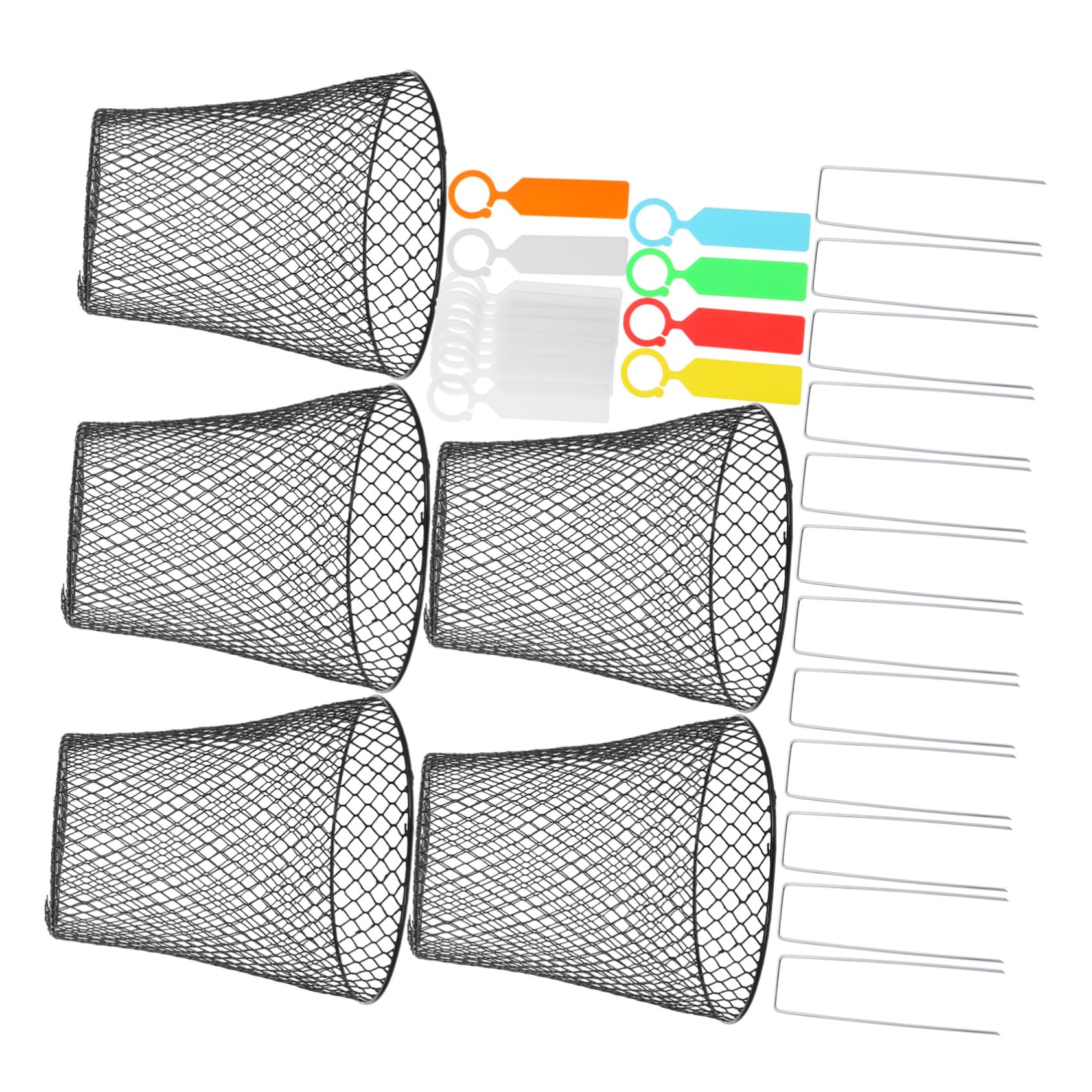 HEMOTON Cloches De Protection pour Plantes Cages Métalliques Robustes Fil De Fer pour Semis Et Légumes Utilisables Extérieur sur Balcon Petits Jardins