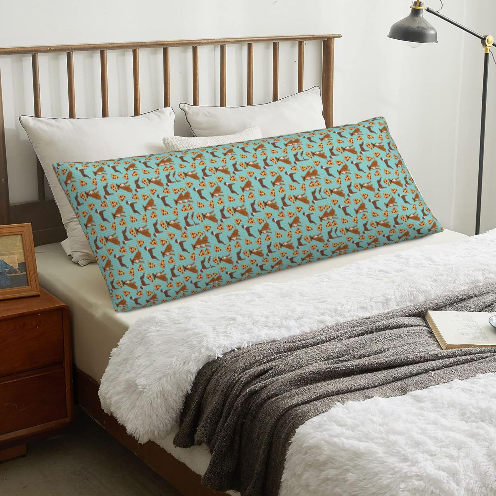Boxer Dog, Body Pillow Cover with Zipper,Long Body Pillowcase 20 x 60 in