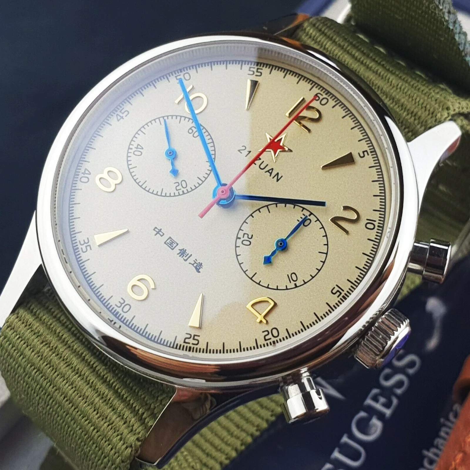 Sugess Gold SWAN Neck Seagull 1963 40 mm Saphirglas ST1901 Uhrwerk Herren Chronograph Uhr 1963 SU1963Z40X