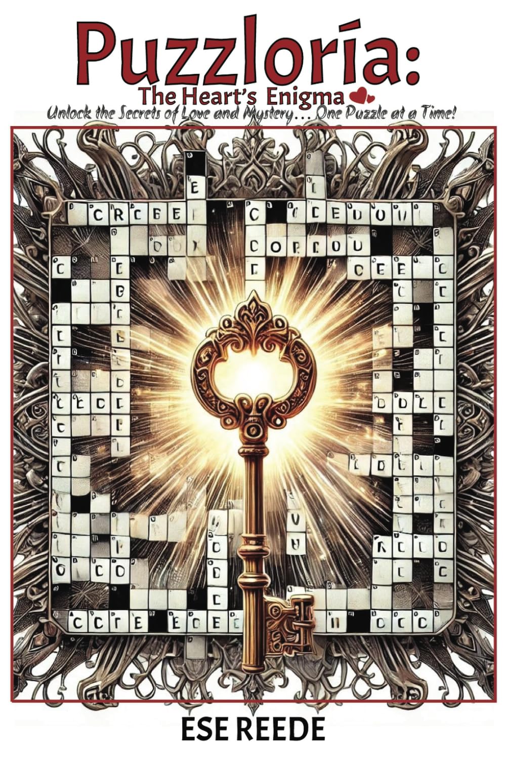 Puzzloría: The Heart’s Enigma – The Ultimate Puzzle Book of Love and Mystery | Crosswords, Word Searches, Riddles, Cryptograms, Mazes, Logic Challenges & More!