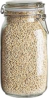 Vista 9 de Galashield Tarros de vidrio con tapas herméticas, frascos de almacenamiento de alimentos, recipientes a prueba de fugas con sello de preservación