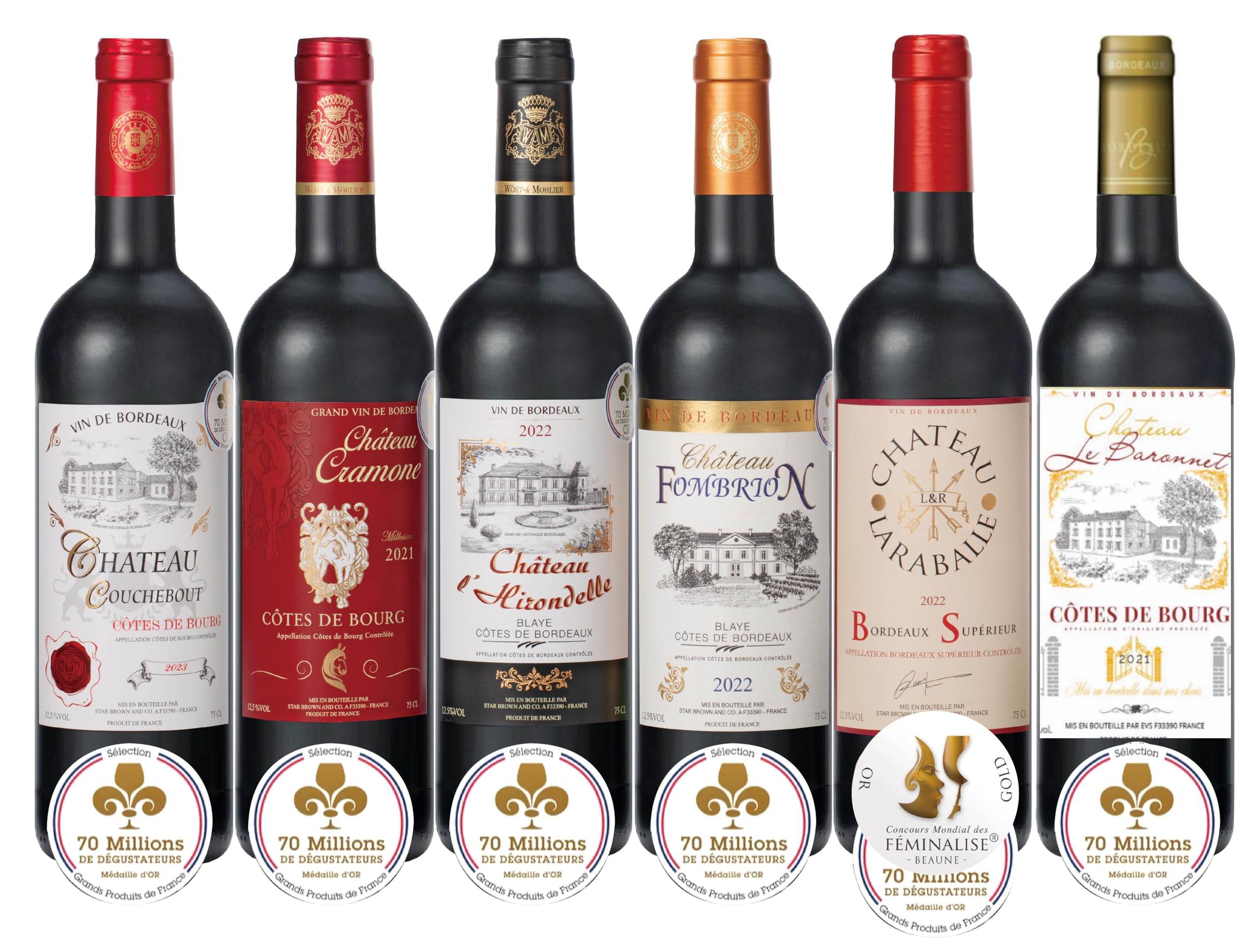 ボルドーセレクション（格上含む）赤12本セット　750ml Amazon.co.jp: ALL格上金賞フランスボルドー赤ワイン6本セット