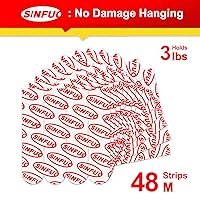 Vista 11 de 32 tiras extra grandes para colgar cuadros de repuesto, tiras adhesivas sin daños para marcos, colgador de fotos extraíble para póster, cinta