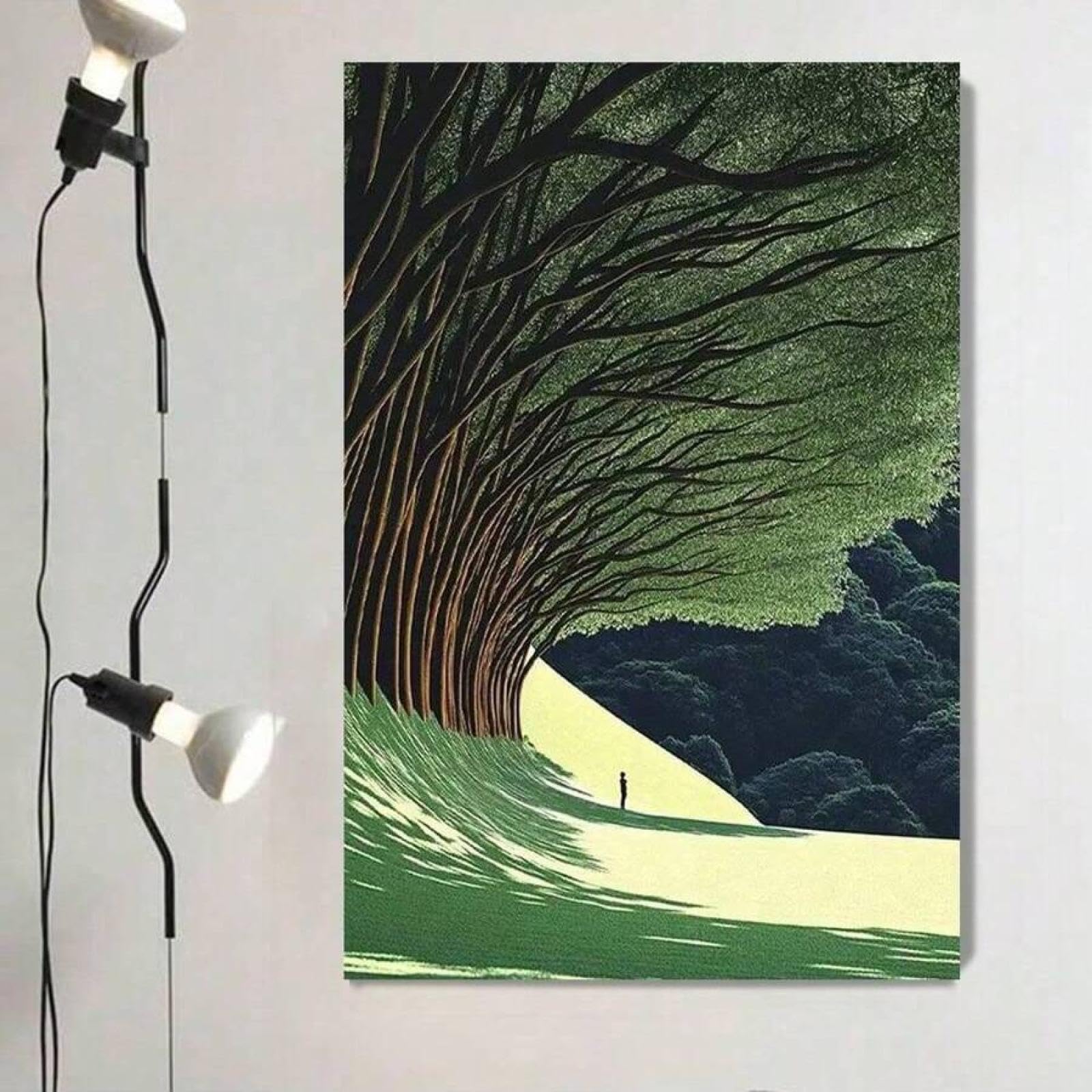 CAOXTART Stampa su tela con copertina dell'album, poster da parete, quadri musicali per la stanza, decorazione murale per la casa, soggiorno, struttura 40x60 cm