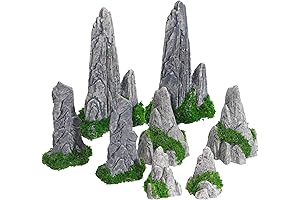 GANAZONO Miniature Zen Garden Rockery Decor