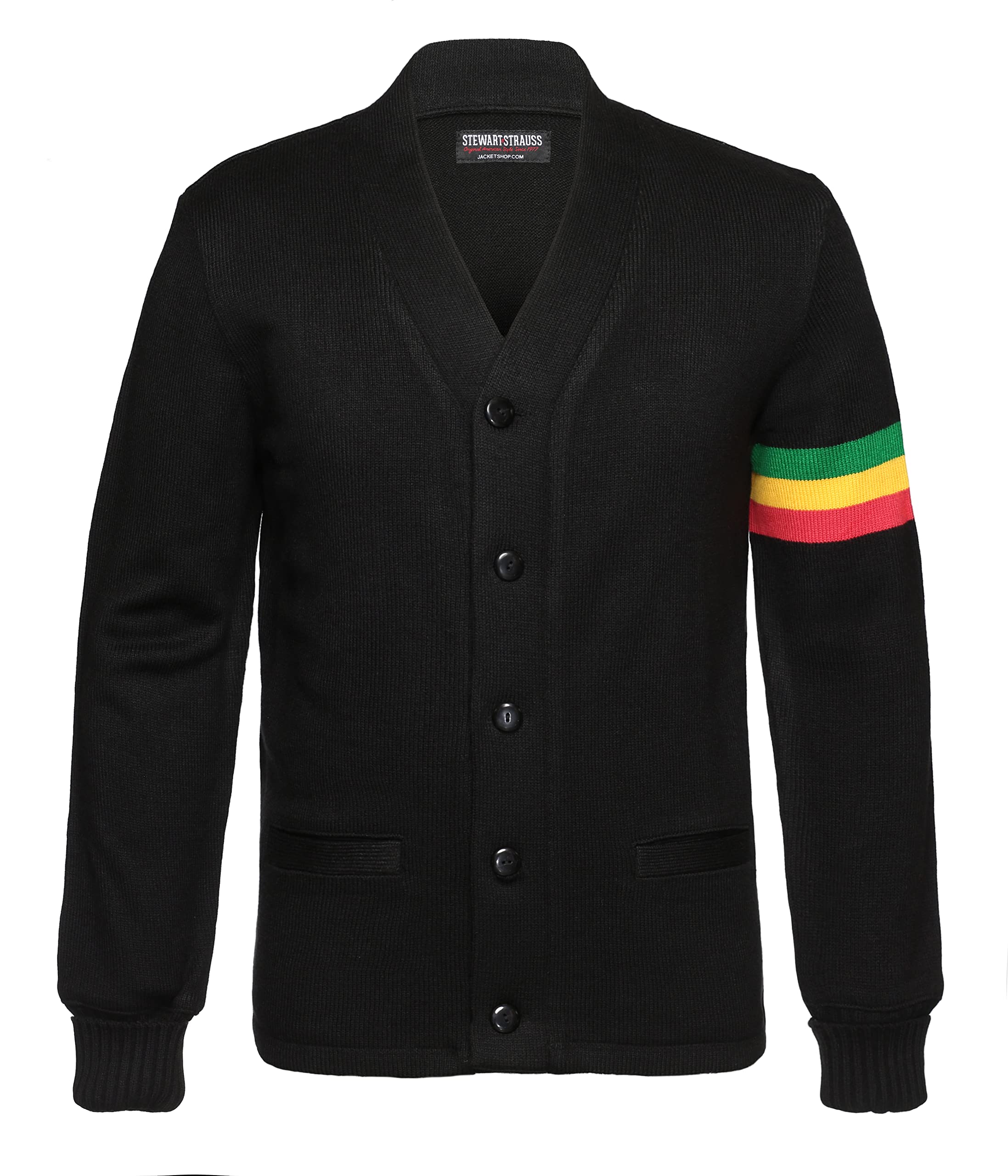 Stewart &amp; Strauss Cardigan Varsity Letter Sweater