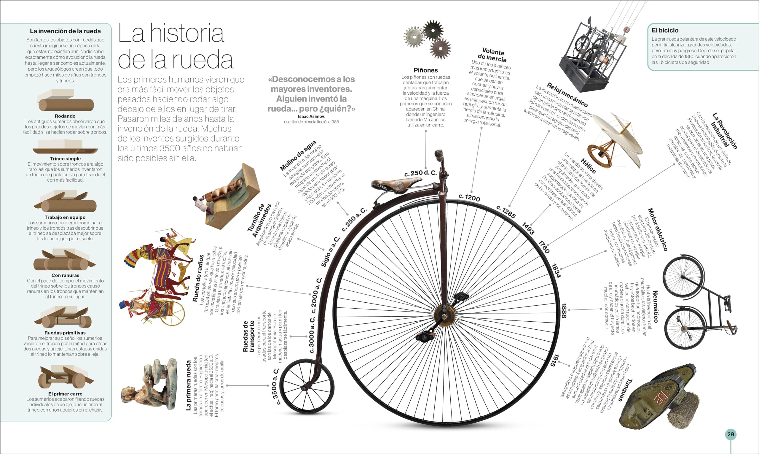A través del tiempo. Nueva edición: Un recorrido visual por la historia (Enciclopedia visual juvenil)