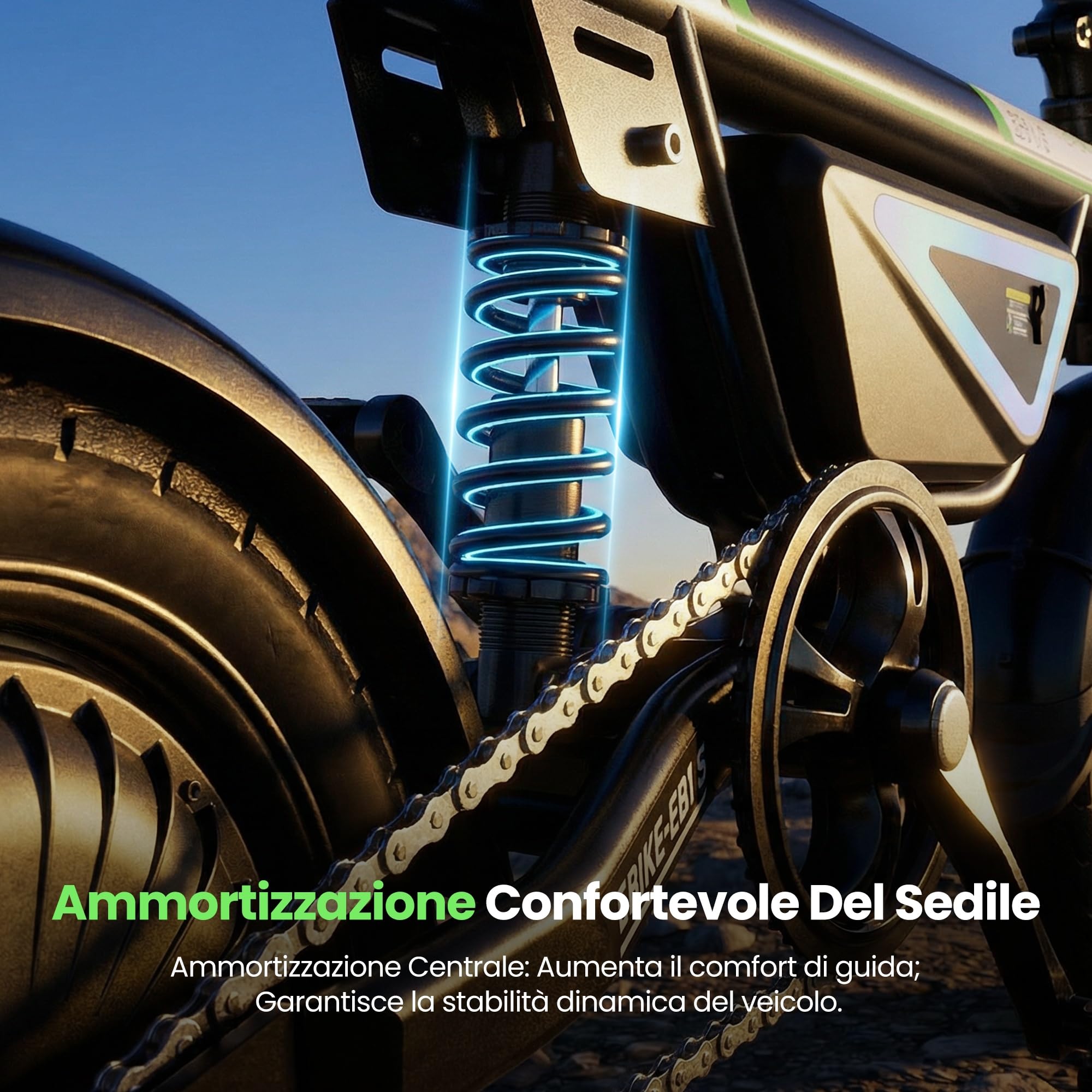Finbike Bici Elettrica Pieghevole 14", 432WH Batteria, Autonomia di 30-50 KM, Motore 250W, E-Bike per Adulti e Adolescente, Carico 120kg, 10/15/25KM/H