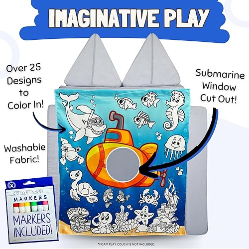 Miniatura 44 de Couch Swag Panel de juego para sofá de espuma para niños, sofá infantil (heladería)