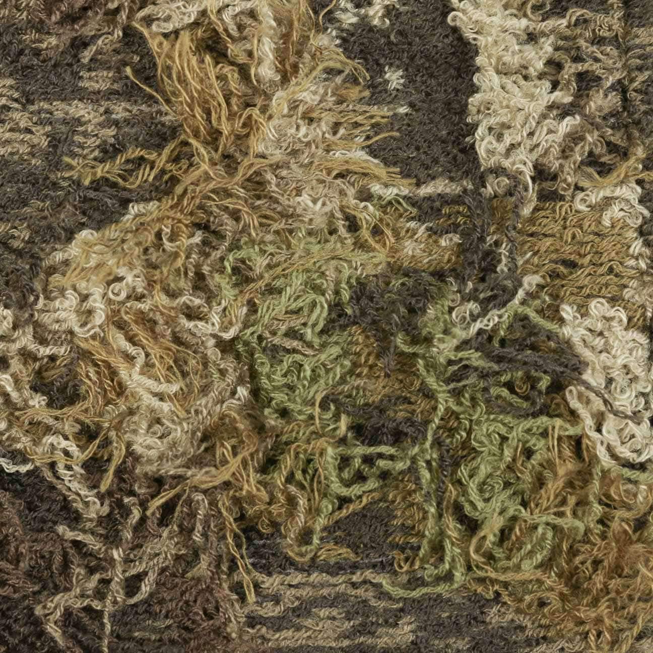 faustmann GERMANY LODENHUT MANUFAKTUR Beanie Rundschal Set Camouflage Fransendekor Damen und Herren Herbst Winter
