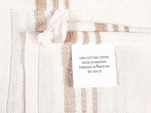 Miniatura 4 de KAF Home Juego de 10 toallas de cocina planas surtidas, 100% algodón, 18 x 28 pulgadas, ultra absorbentes, suaves, perfectas para cocinar, limpiar y