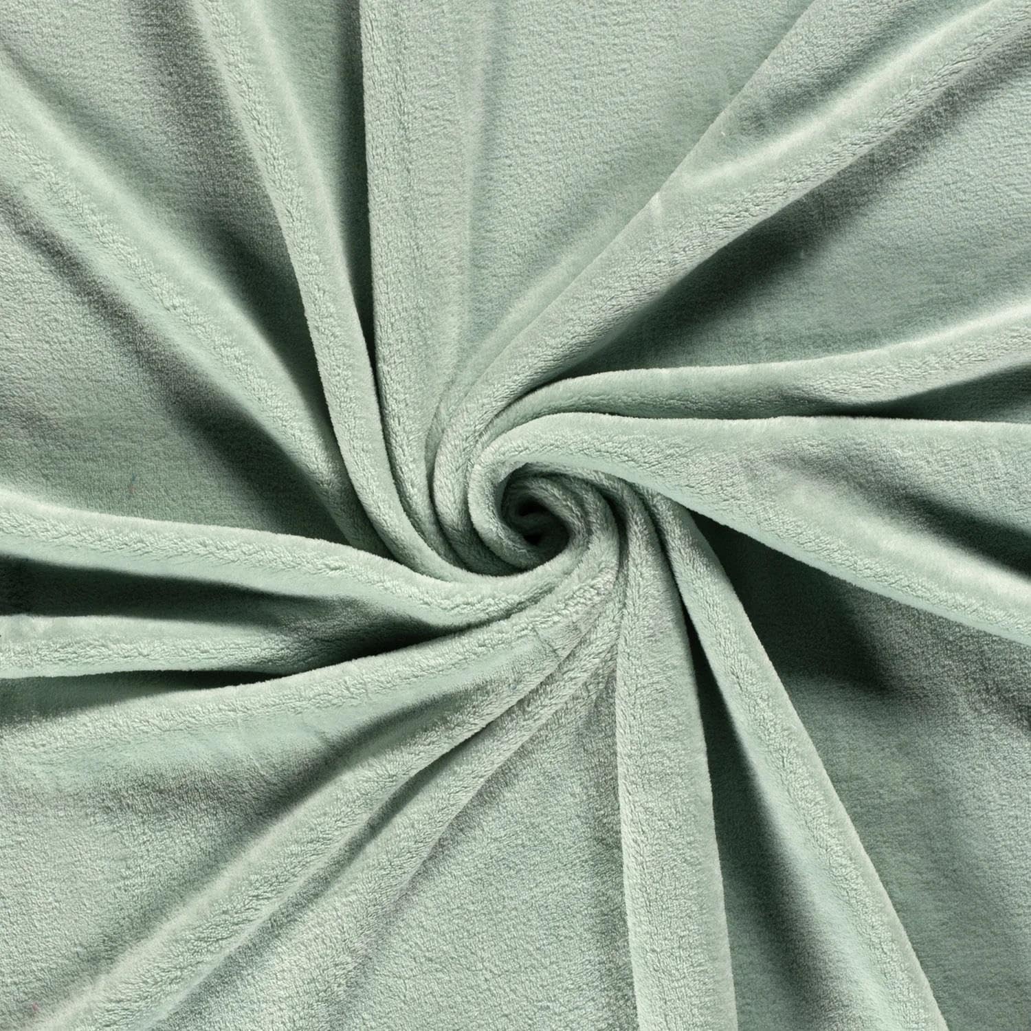 Crs Fur Fabrics Green Double Sided Coral Cuddle Fleece Fabric Material Mint 1/4Mtr