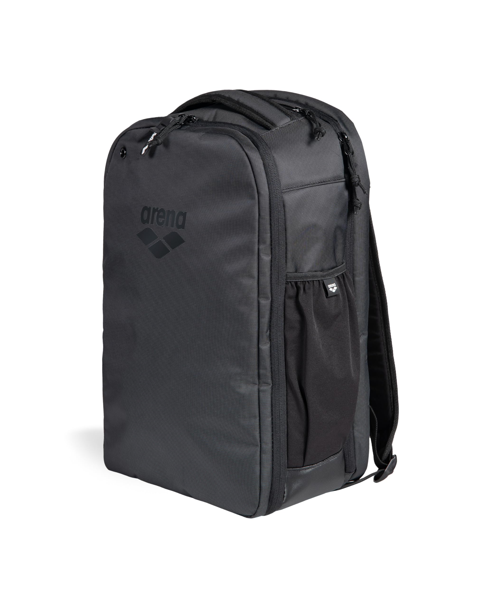 Arena All Set Urban Rucksack, Arbeit, Freizeit, Fitnessstudio, Multisport, Tagesrucksack, mittlere Größe, Trainingsausrüstung, Tasche für Teenager, Herren, Damen, 30 Liter, Schwarz