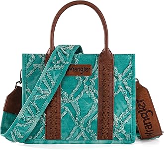 Montana WestWrangler Tote Bag for Women Western Shoulder Purses Boho Aztec Satchel Handbags