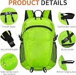Small Hiking Daypack,15L Waterproof Hiking Backpack Packable Lightweight Travel Day Pack for Women Men