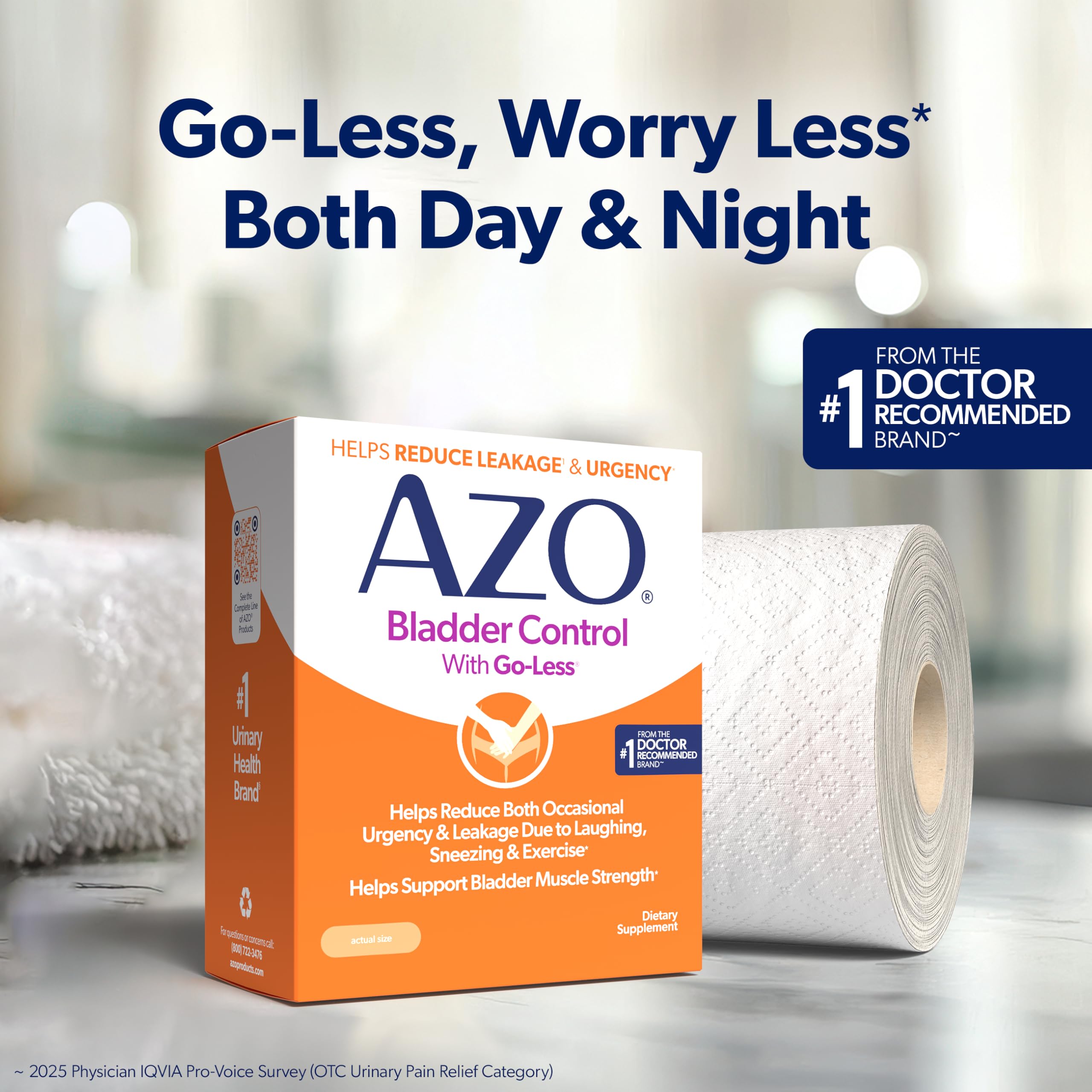 AZO Bladder Control with Go-Less Daily Supplement for Men & Women, 72 Ct — Amazon image 9