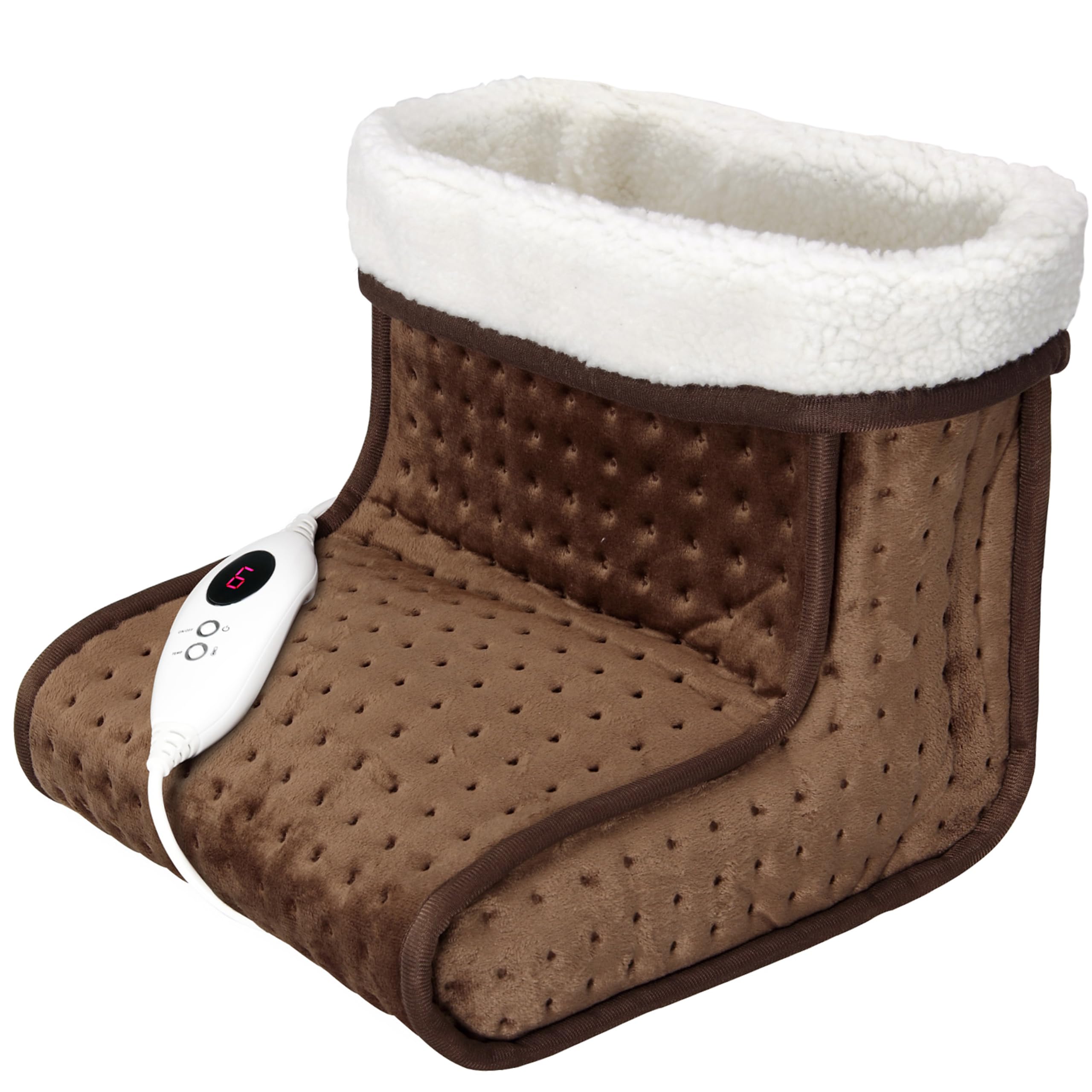 Monzana® Scaldapiedi Elettrico 6 Impostazioni 90Min Taglia 47 Scaldascarpe Protezione Da Surriscaldamento Lavabile-image