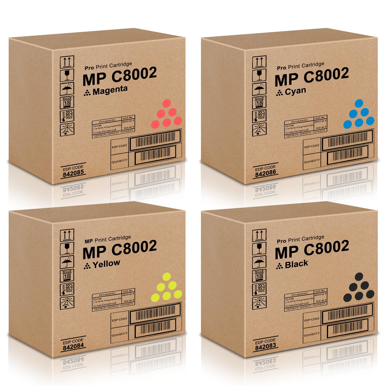 Toner C8002 RICOH MP C8002 reconditionné haute capacité - 8