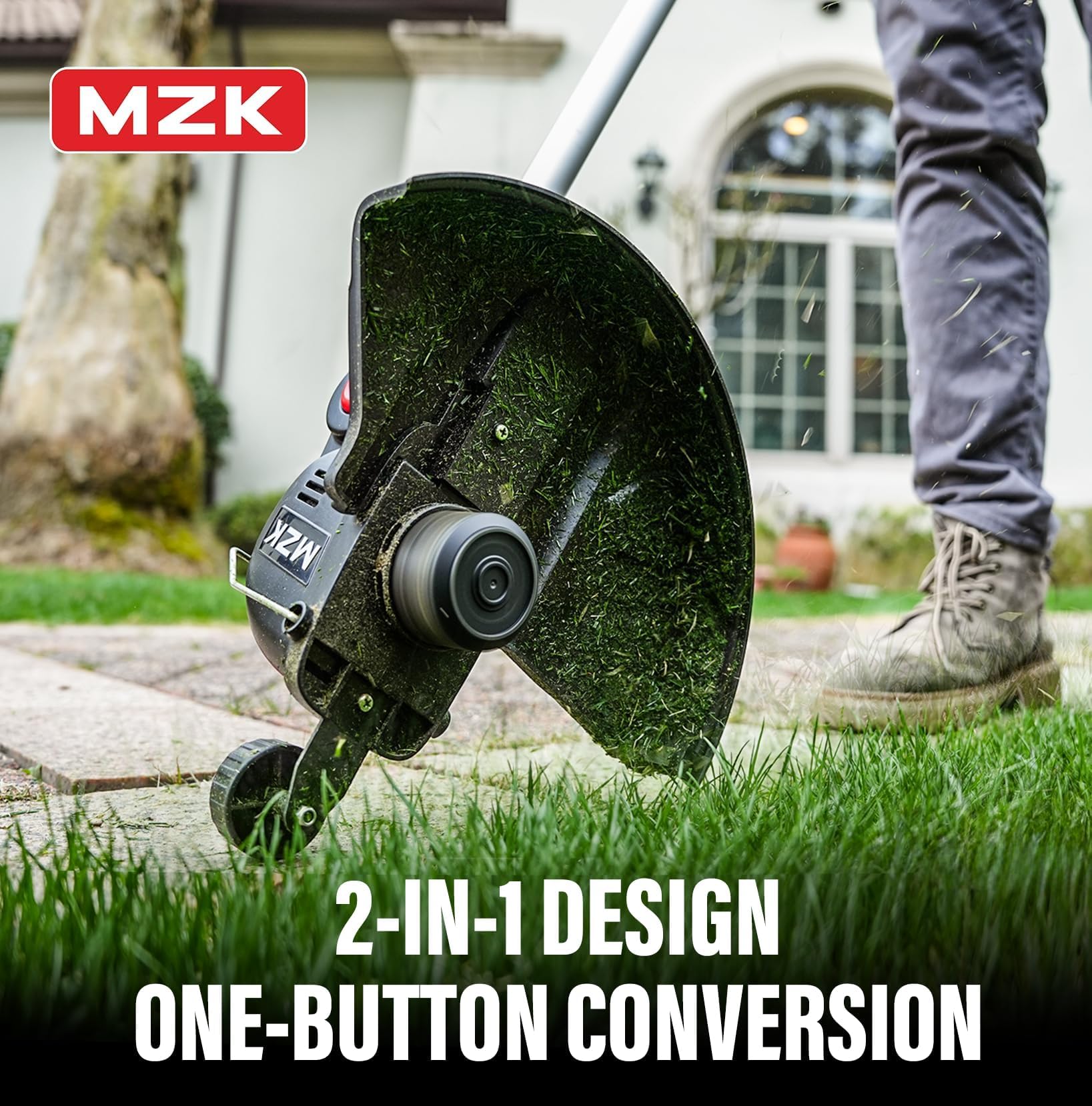 Amazon.com : MZK 20V 12'' Cordless String Trimmer, Grass