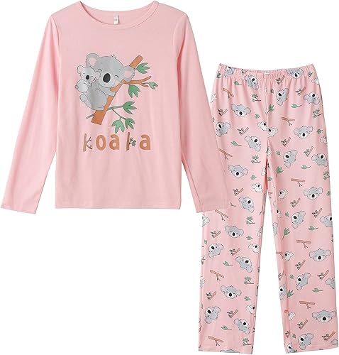 Conjunto de pijama de conejito para niñas grandes, ropa de dormir de dibujos animados para invierno, diseño de conejo