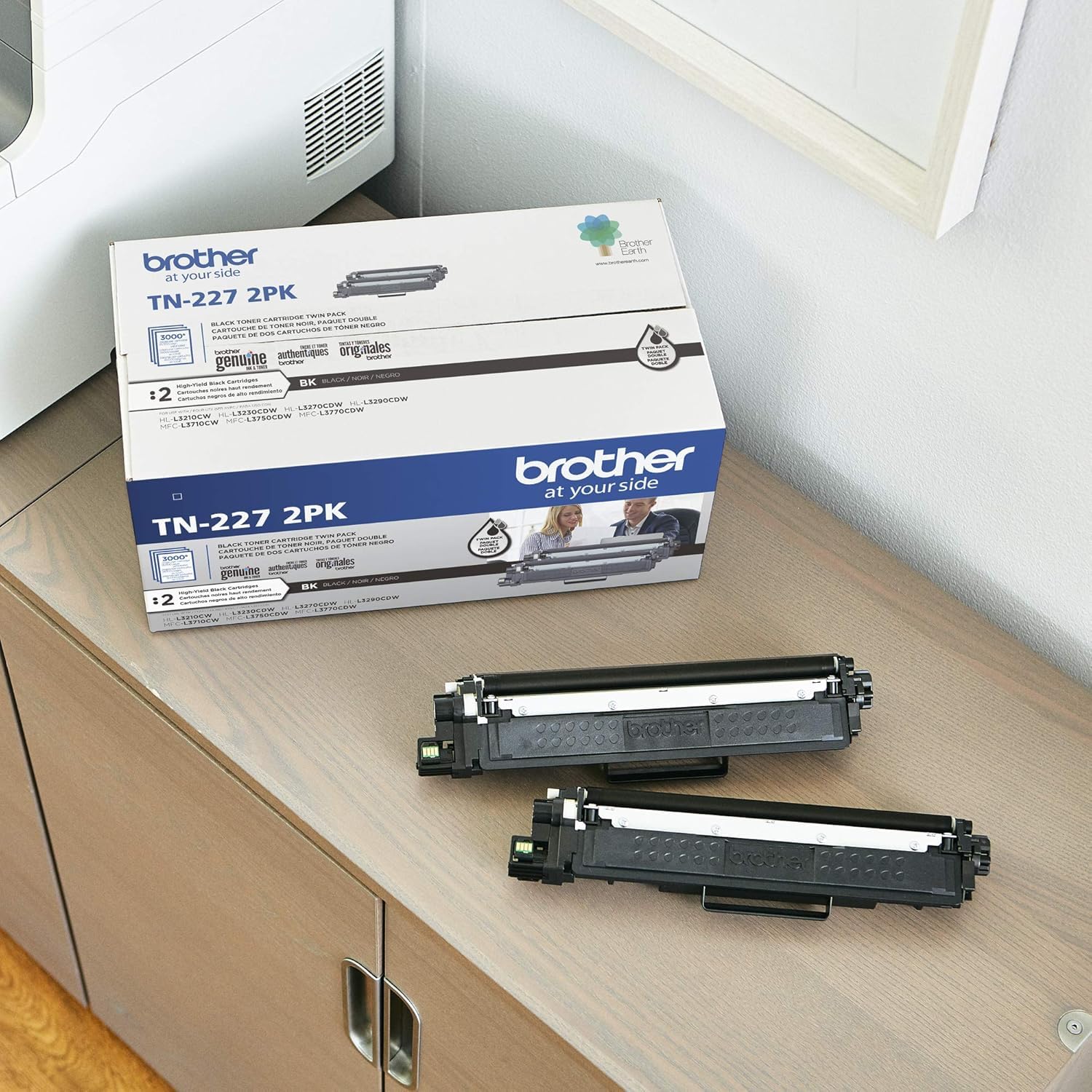 Amazon.co.jp: Brother (ブラザー) 純正 TN227 TN227BK 大容量トナー