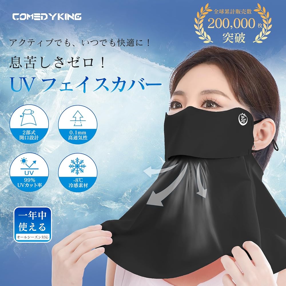 Amazon.co.jp: COMEDYKING 2025夏新登場 特許開口 UPF50＋
