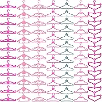 Vista 1 de BJDBUS 80 piezas de ganchos de plástico accesorios para muñeca de 11.5 pulgadas vestido vestido