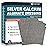 Ceeport Ag Silver Calcium Alginate Wound Dressing Pads 3\'\' x 3\'\' (Pack of 10), Soft Highly Absorbent Silver Wound Dressing, Non-Adhesive Dressing for Wound Care, Painless Removal Gauze Pads for Wounds