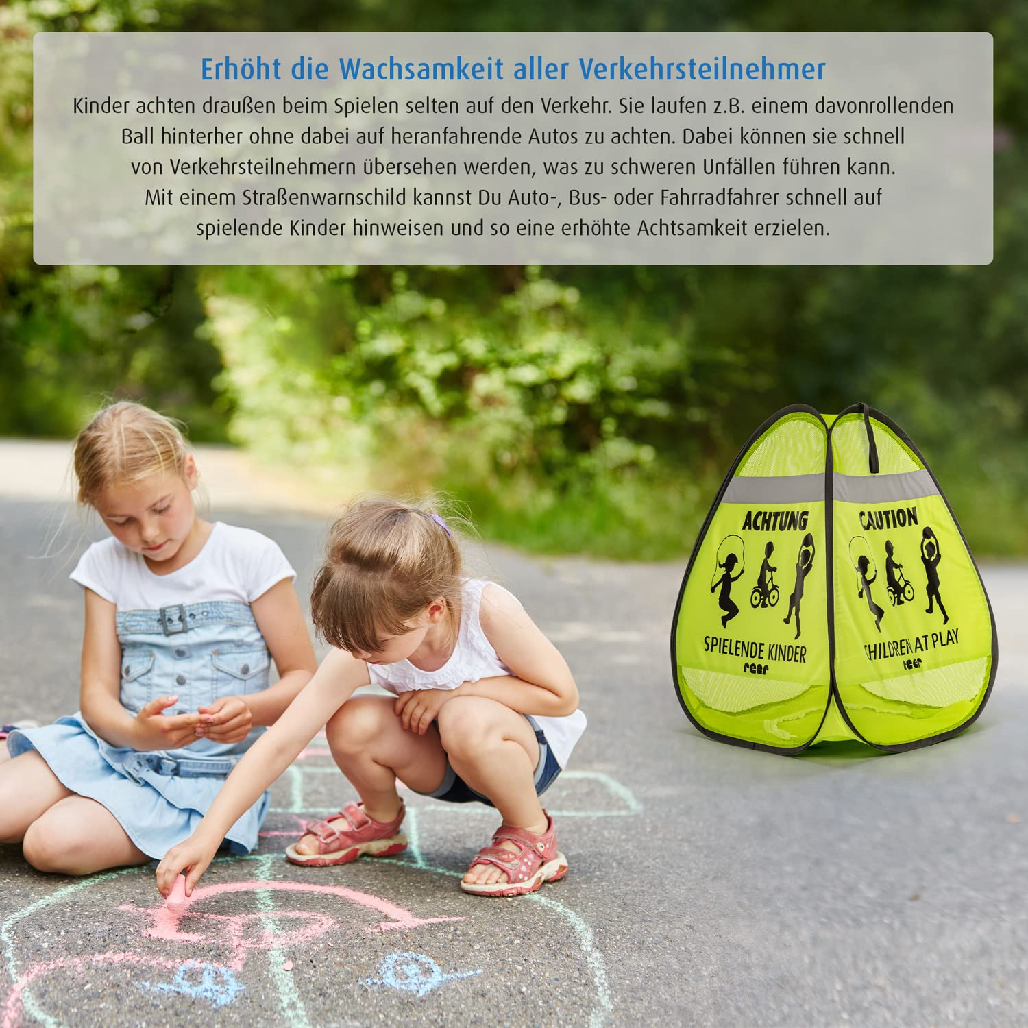 MyBuddyGuard Street Warning Sign Warning Children Playing - Image 2