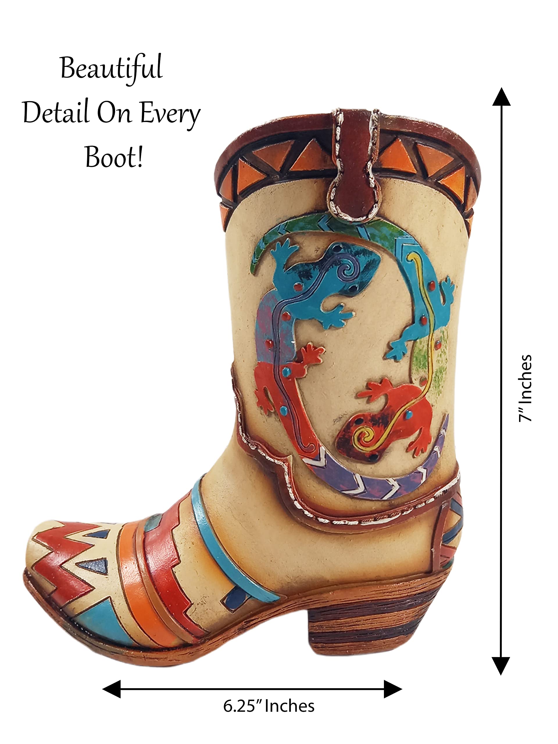 Amazon.co.jp: Urbalabs ウェスタンリザード カウボーイブーツ 花瓶 南