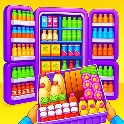 Imagen de Fill the Fridge Organizing Master: Fridge Organizer Restock Sorting Game