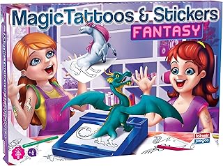 Comprar Falomir-Juguetes Mis Tatuajes y Pegatinas Fantasía. Juego de Mesa. Manualidades, Multicolor (31055)