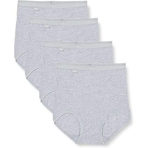 Sloggi Womens Zero Feel High Waisted Seamfree Cotton Underwear or Panties Basic Maxi Briefs, 4 Pack
