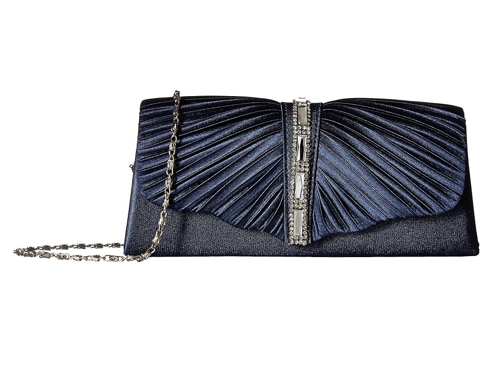 

Jessica McClintock Andrea Satin with Stones (Navy) Handbags