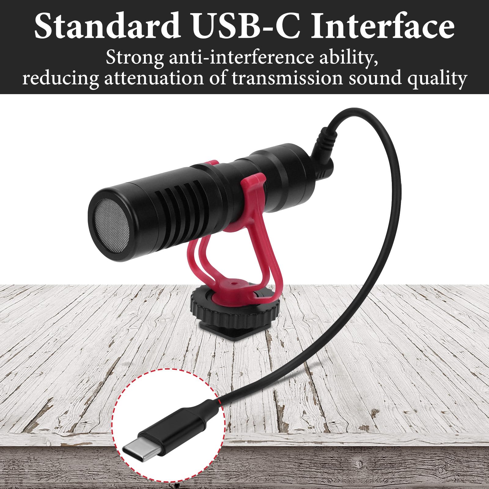 GEEKRIA for Creators USB C to 3.5mm TRS Microphone Cable 8 inch / 20 CM, Compatible with Rode VideoMicro, VideoMic GO II - Image 4