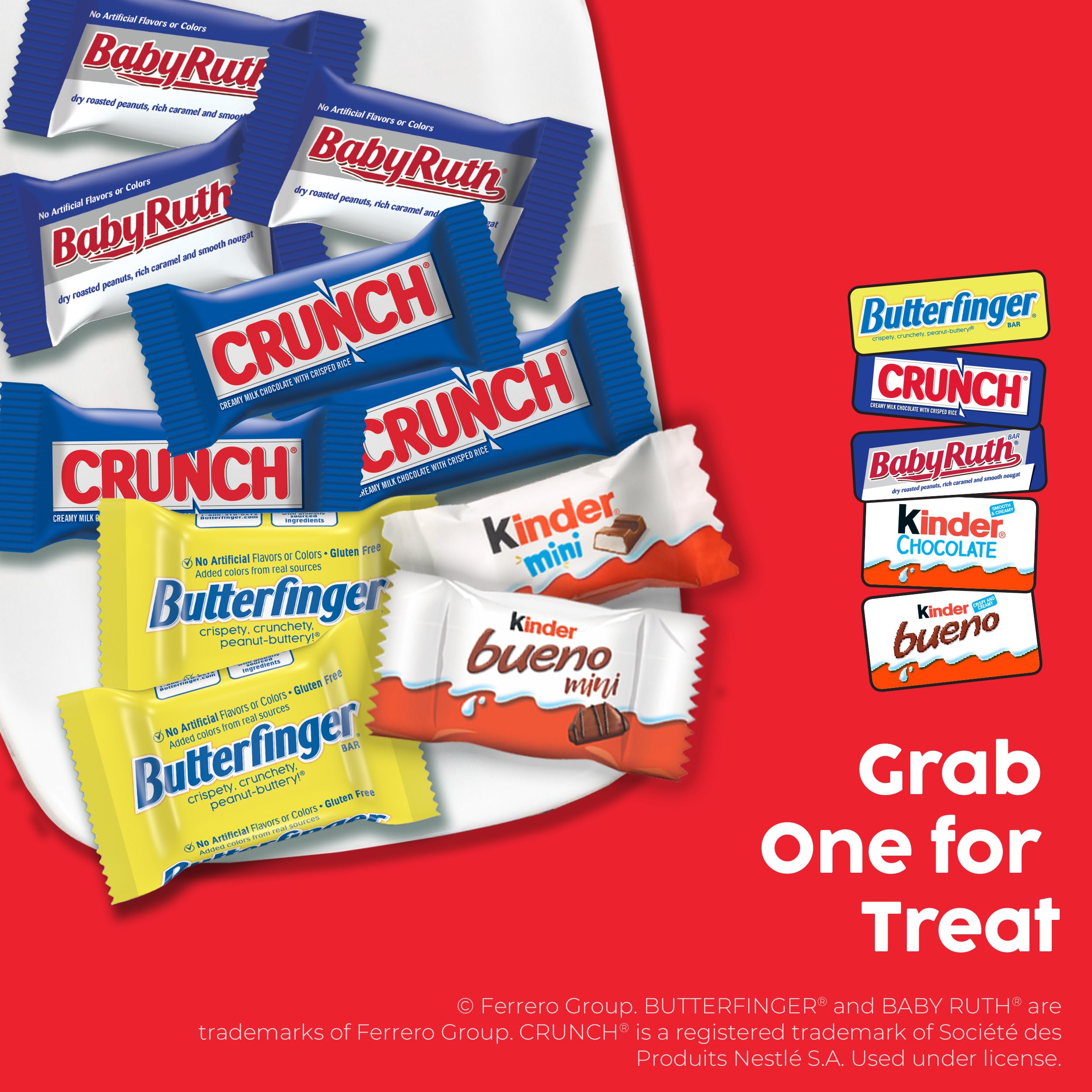 Snapklik.com : CRUNCH, Baby Ruth, 100 Grand, Kinder Bueno, Kinder ...