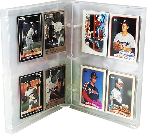 Miniatura 7 de UniKeep Mini carpeta con temática de béisbol para tarjetas coleccionables  Capacidad para hasta 200 tarjetas