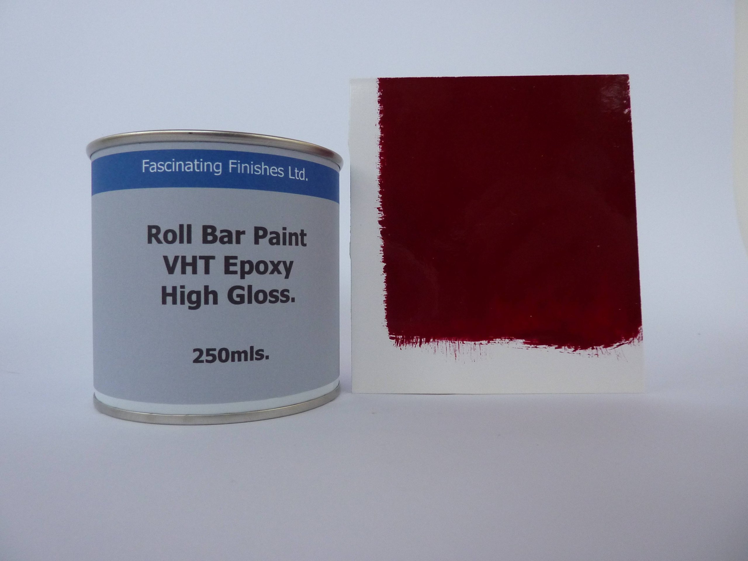 Fascinating Finishes Ltd Burgundy 1 X 250Ml High Gloss Epoxy Roll Bar Paint