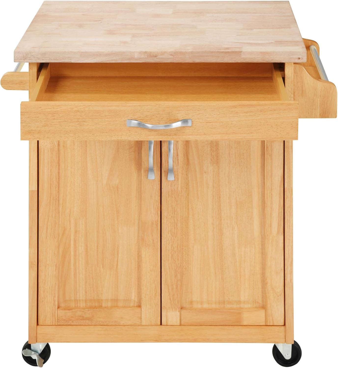 Dorel Living Kitchen Island, Natural - Kitchen Islands & Carts