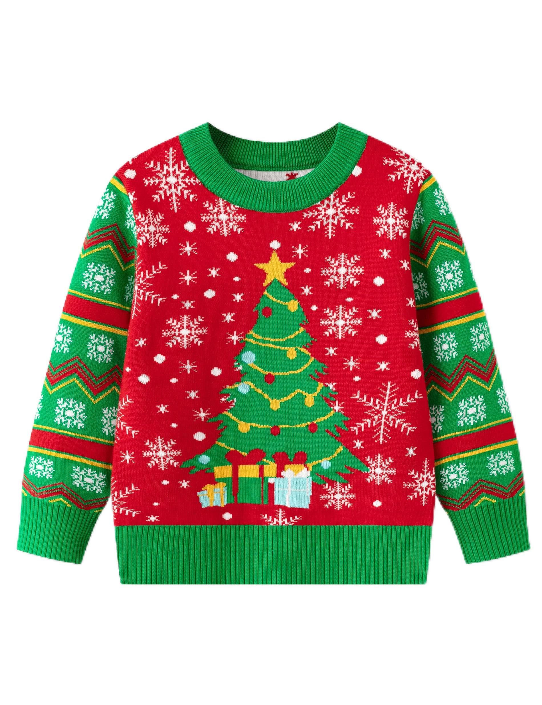 Remimi Kids Christmas Sweater for Toddler Girls Boys Holiday Pullover Top