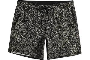 COVE USA Men's 6" Workout Running Shorts: Lightweight, Quick-Drying, Zip Pocket